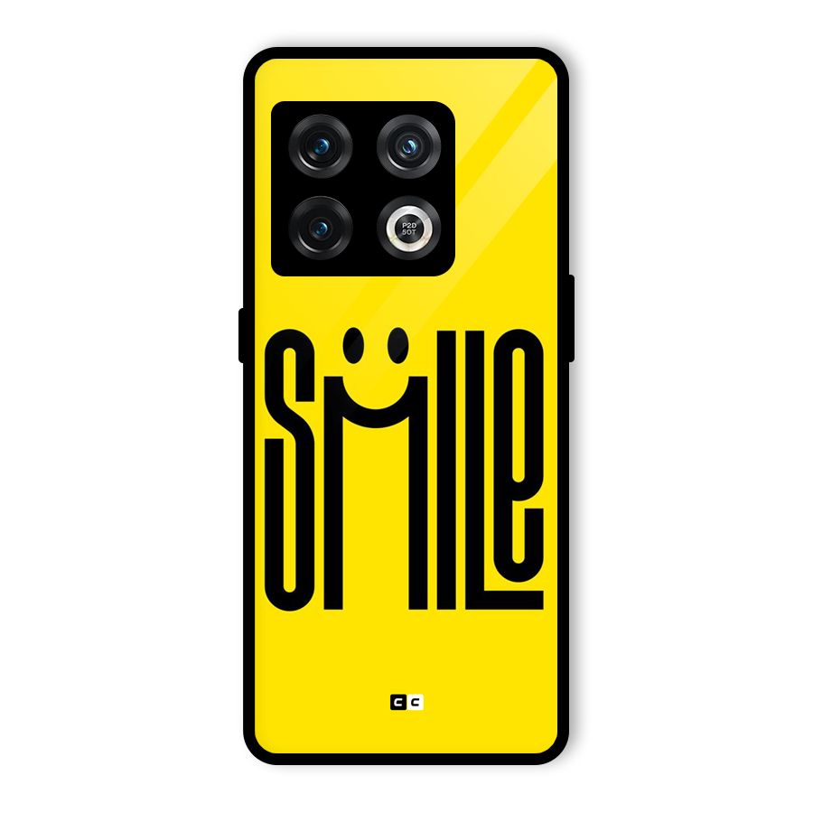Awesome Smile Glass Back Case for OnePlus 10 Pro 5G