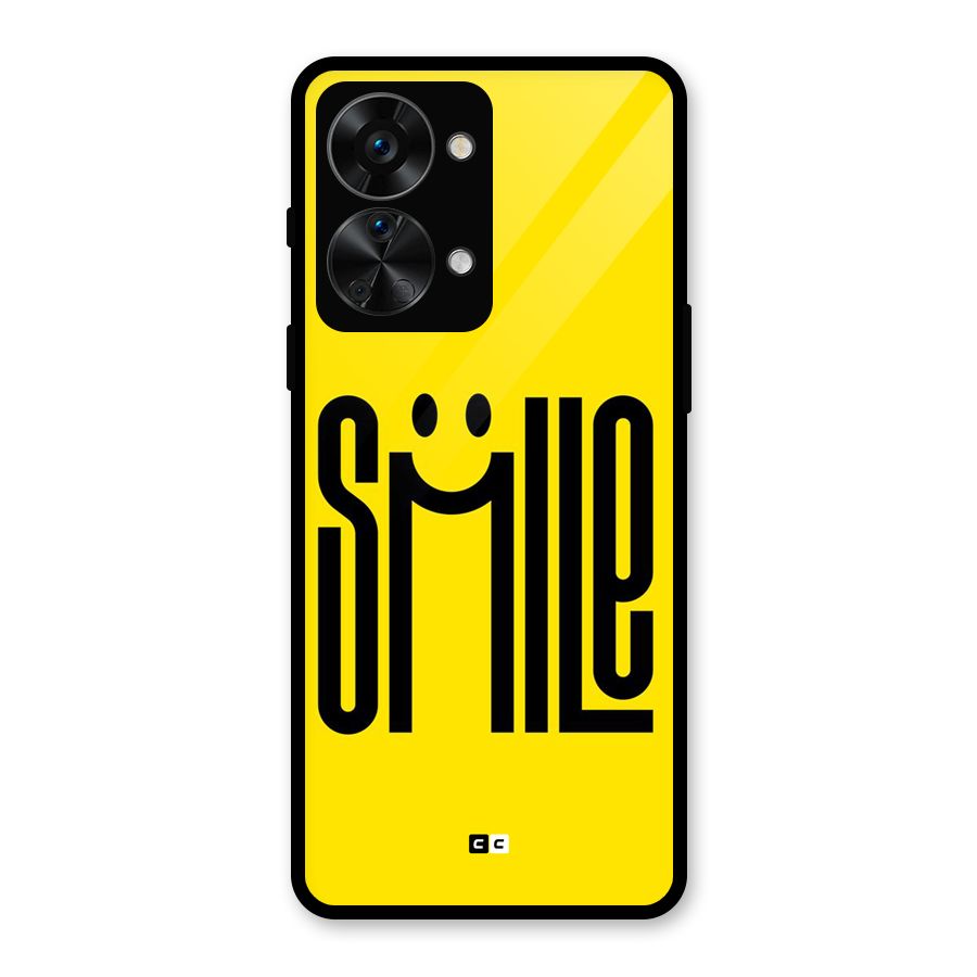 Awesome Smile Glass Back Case for OnePlus Nord 2T