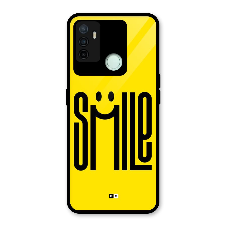 Awesome Smile Glass Back Case for Oppo A53