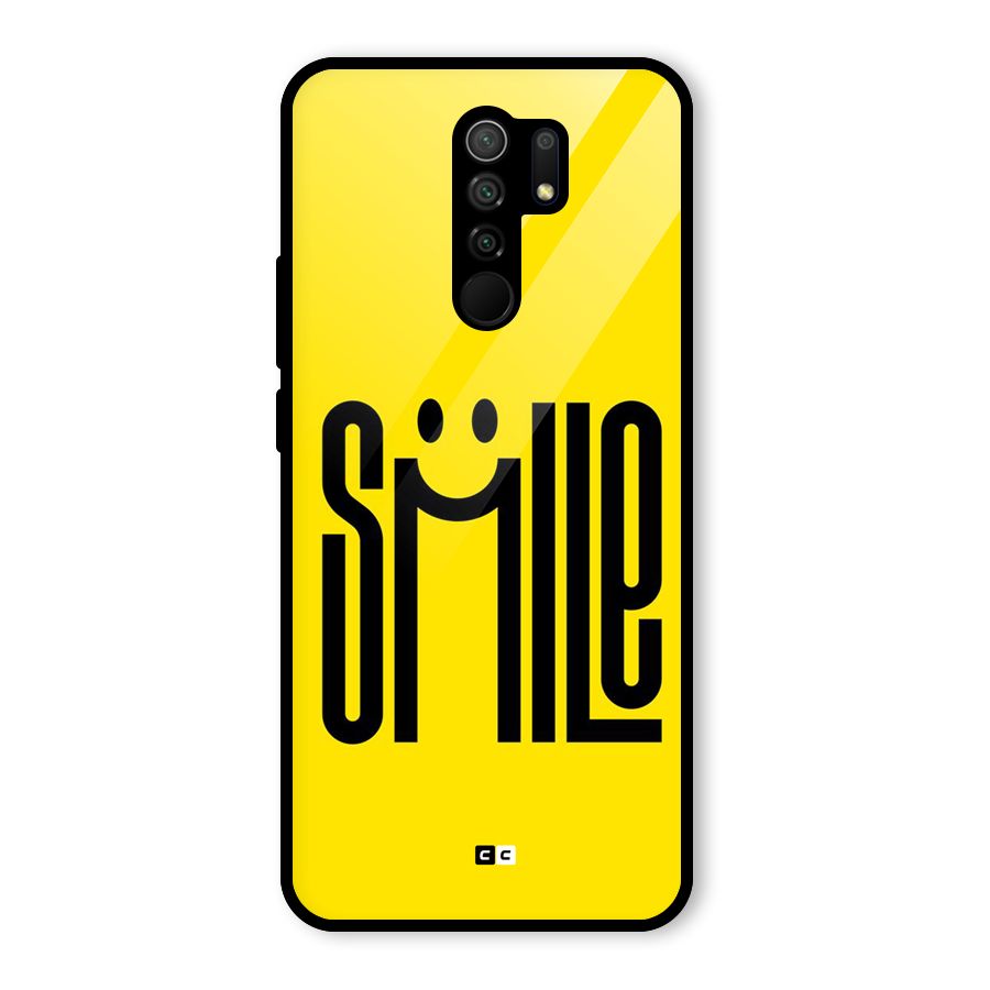 Awesome Smile Glass Back Case for Poco M2