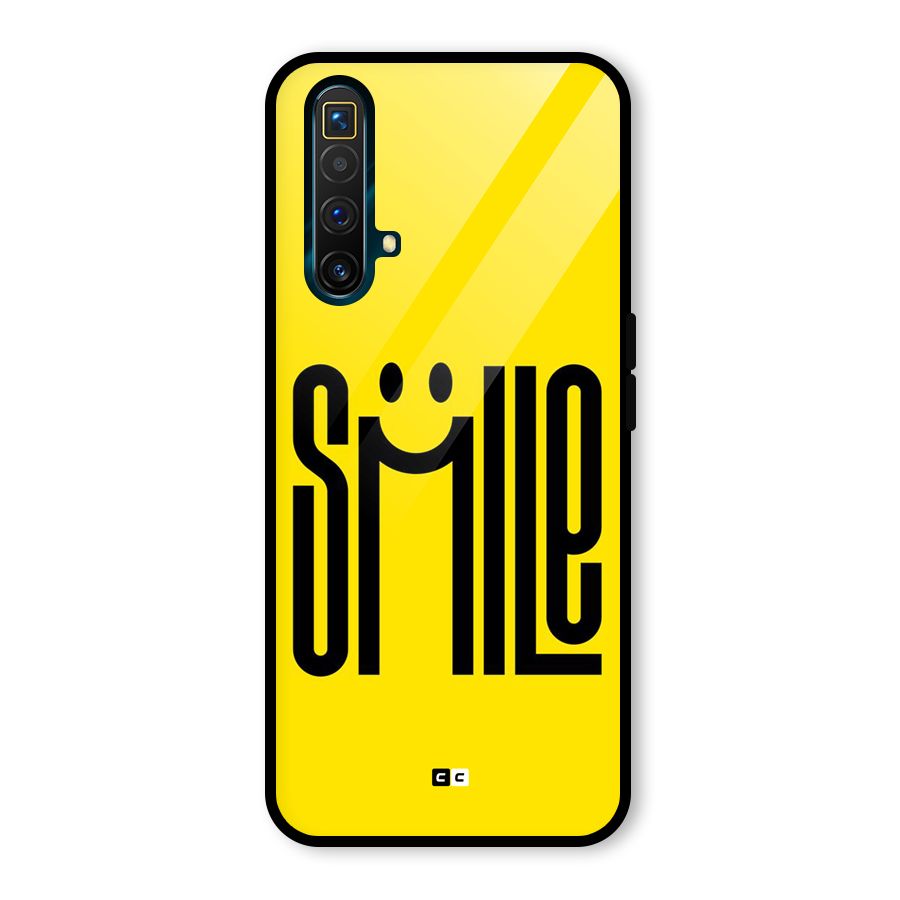 Awesome Smile Glass Back Case for Realme X3