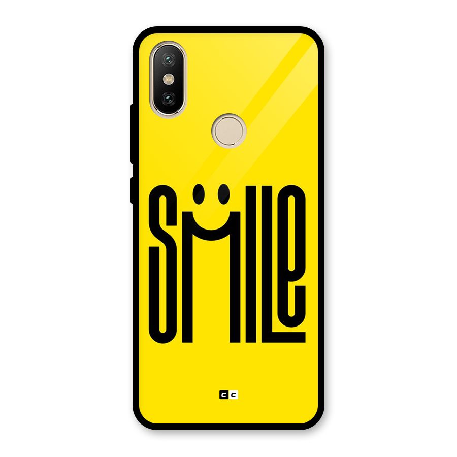 Awesome Smile Glass Back Case for Redmi A2