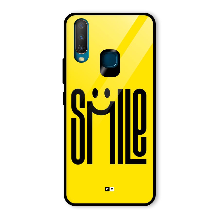 Awesome Smile Glass Back Case for Vivo U10