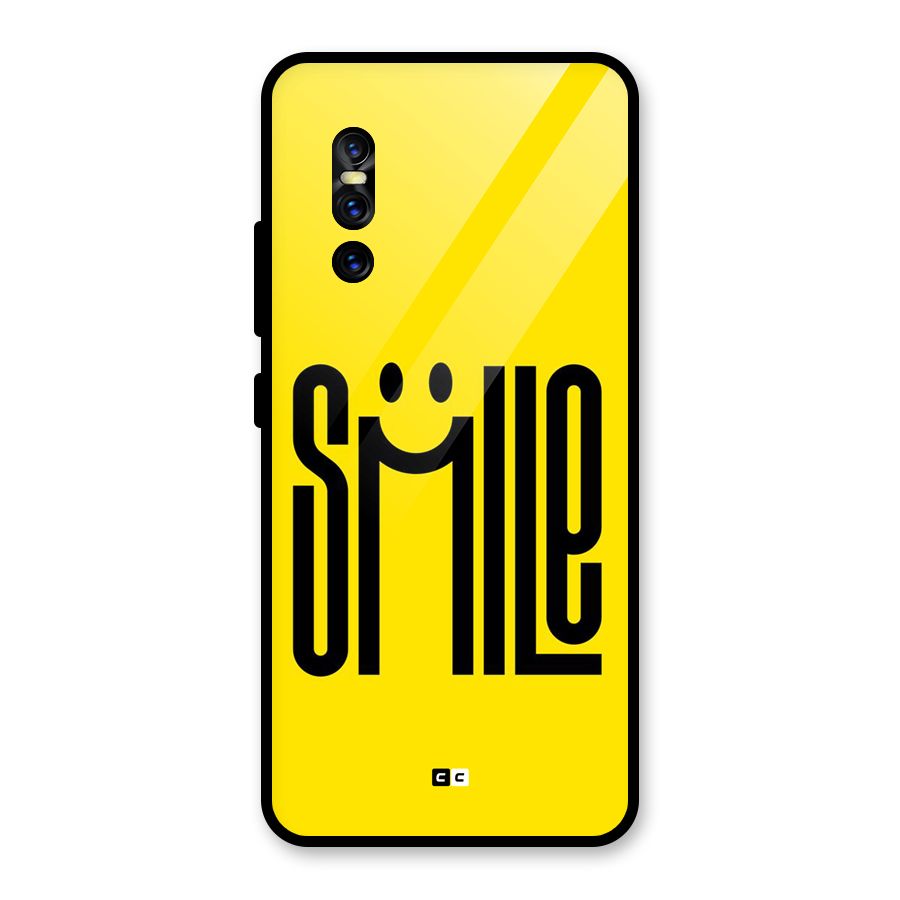 Awesome Smile Glass Back Case for Vivo V15 Pro