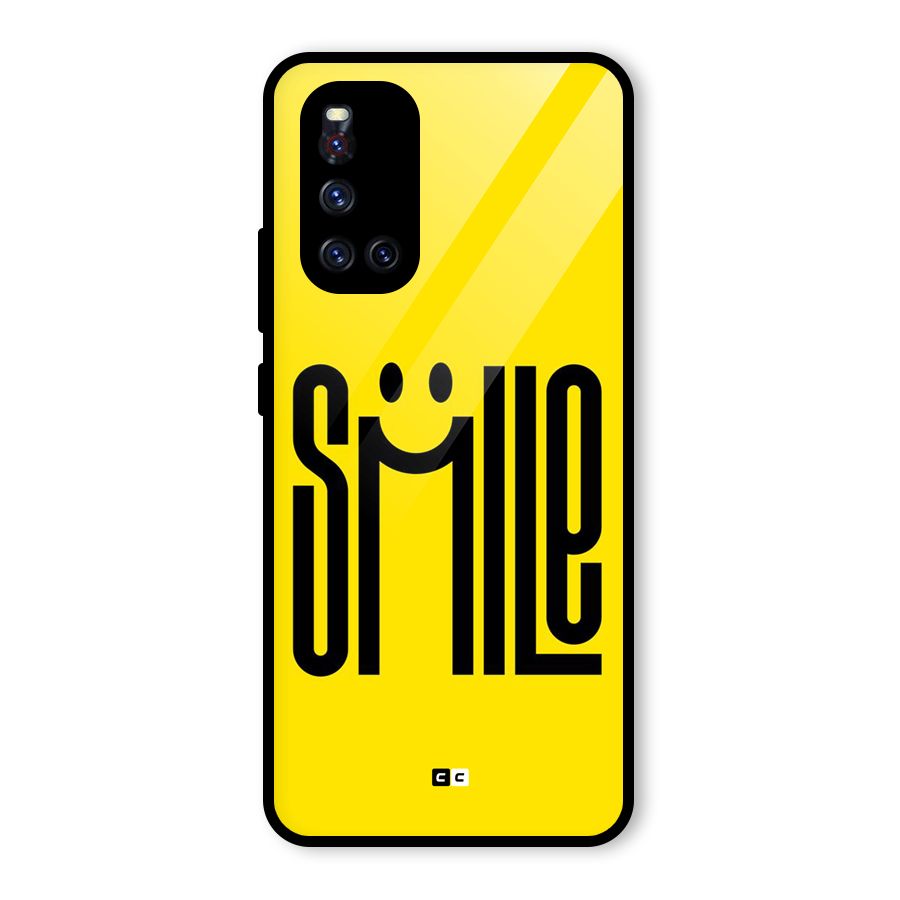 Awesome Smile Glass Back Case for Vivo V19