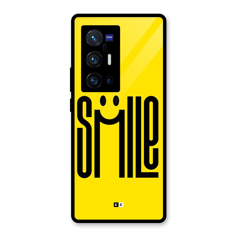 Awesome Smile Glass Back Case for Vivo X70 Pro Plus
