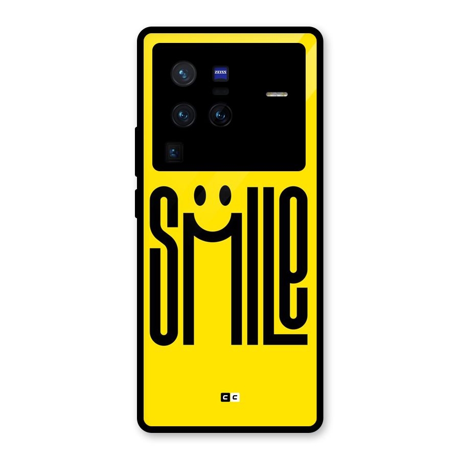 Awesome Smile Glass Back Case for Vivo X80 Pro