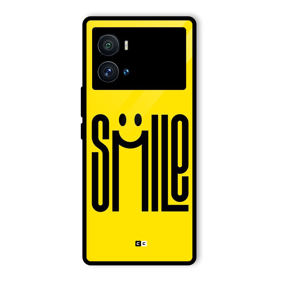 Awesome Smile Glass Back Case for Vivo iQOO 9 Pro