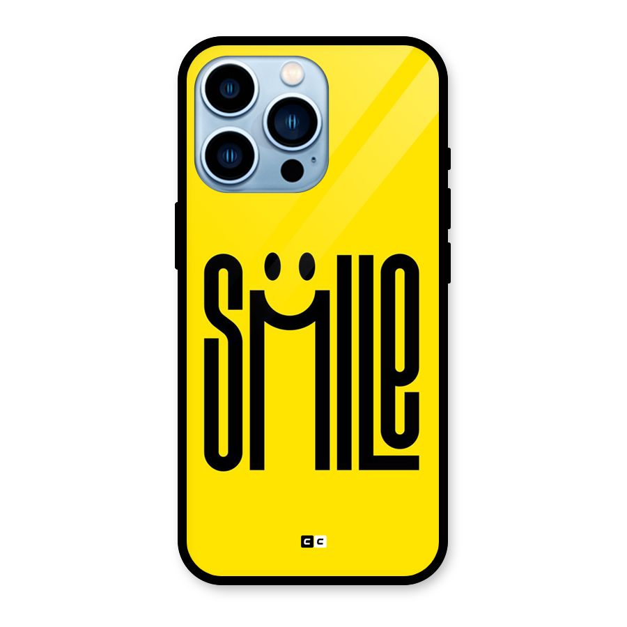 Awesome Smile Glass Back Case for iPhone 13 Pro