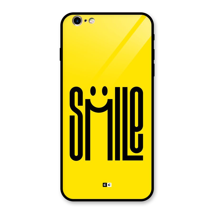 Awesome Smile Glass Back Case for iPhone 6 Plus 6S Plus