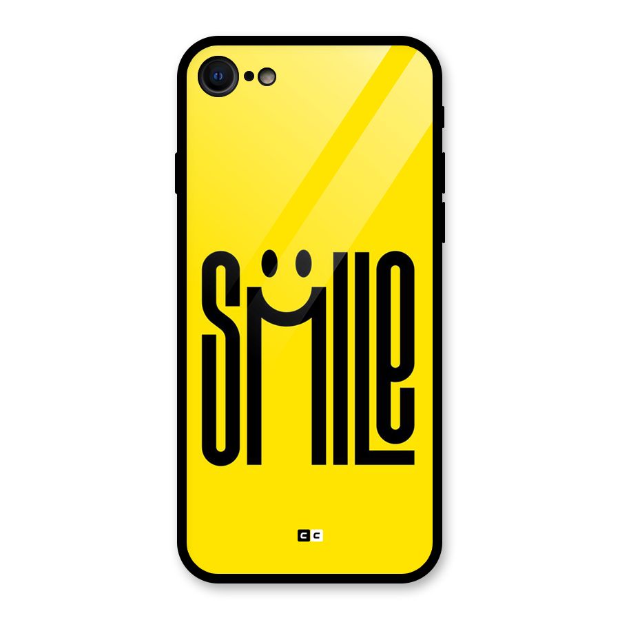 Awesome Smile Glass Back Case for iPhone 7