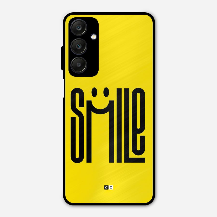 Awesome Smile Metal Back Case for Galaxy A25 5G