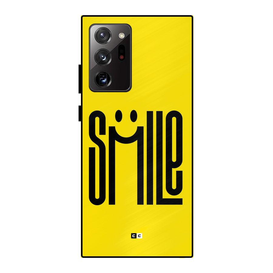 Awesome Smile Metal Back Case for Galaxy Note 20 Ultra 5G