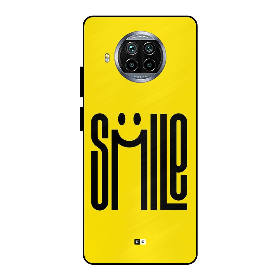 Awesome Smile Metal Back Case for Mi 10i