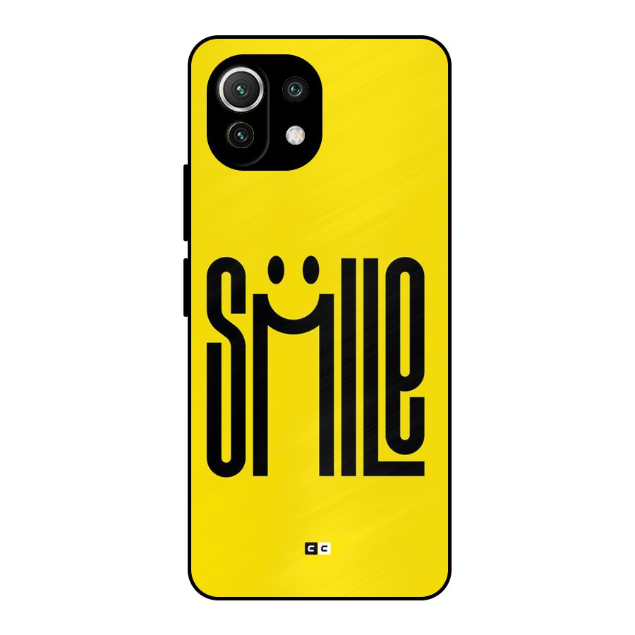 Awesome Smile Metal Back Case for Mi 11 Lite NE 5G