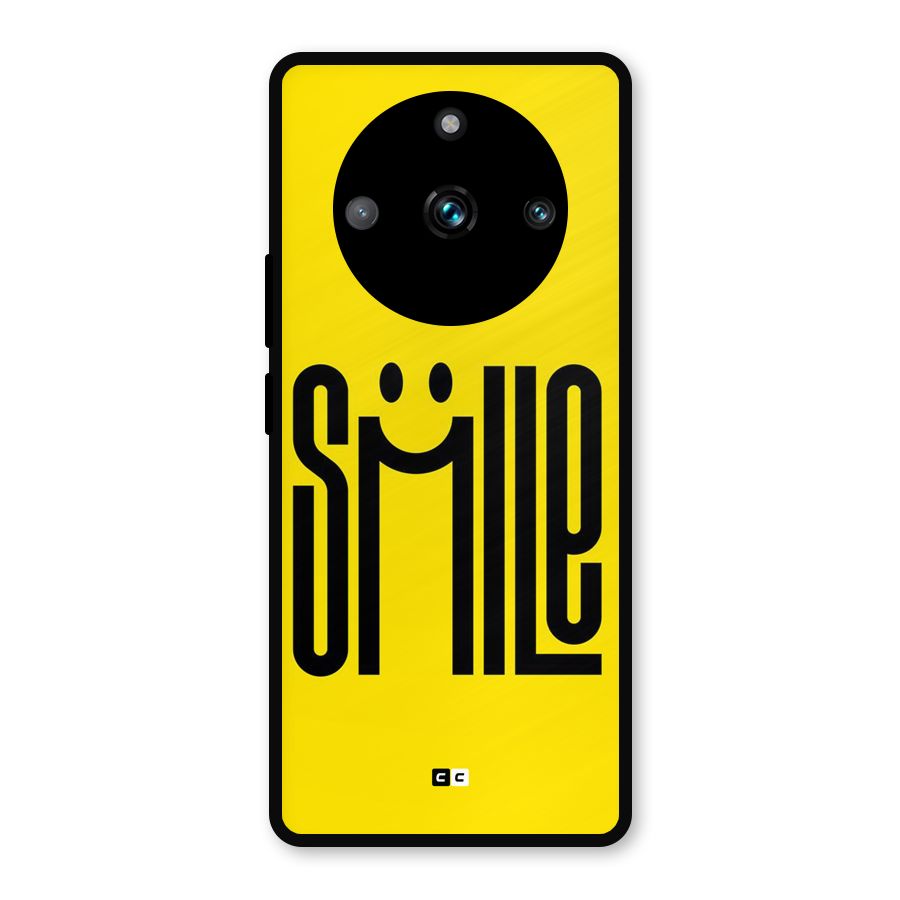 Awesome Smile Metal Back Case for Realme 11 Pro Plus