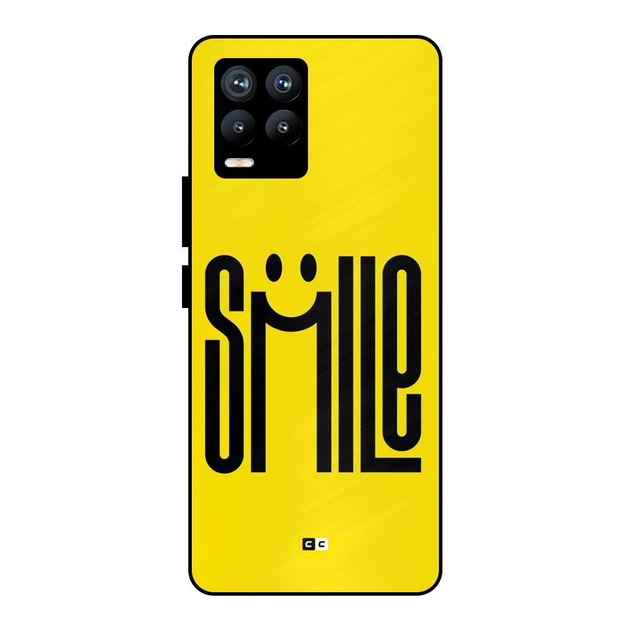 Awesome Smile Metal Back Case for Realme 8 Pro