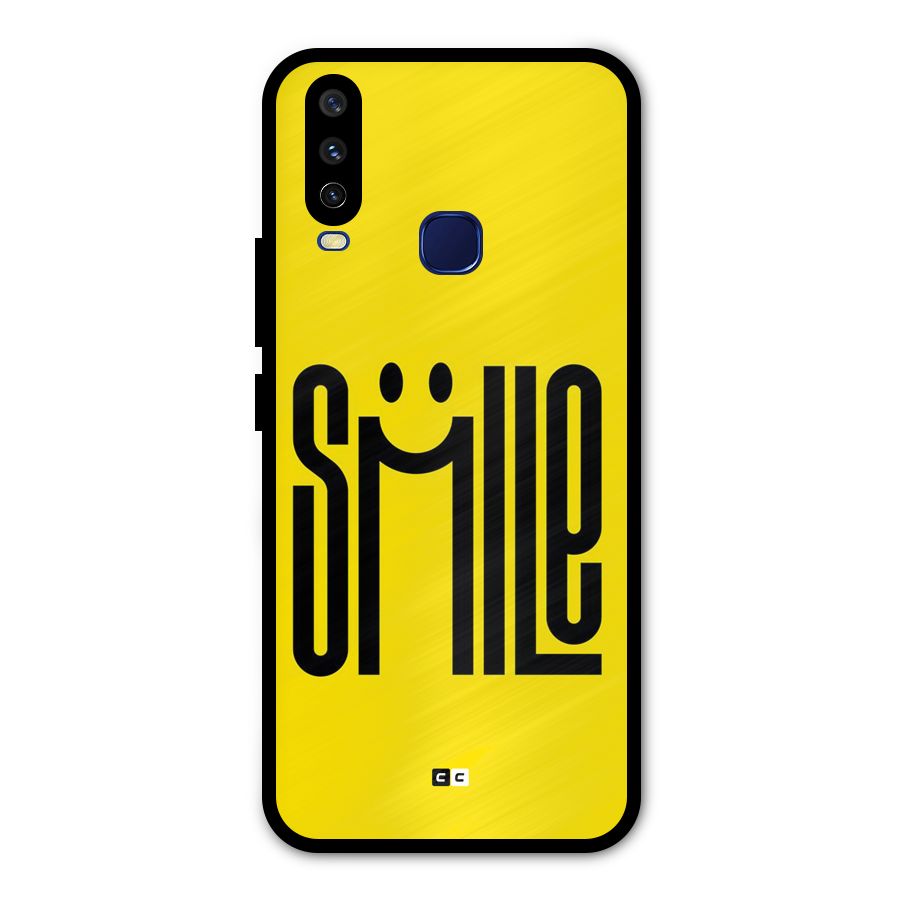 Awesome Smile Metal Back Case for Vivo U10