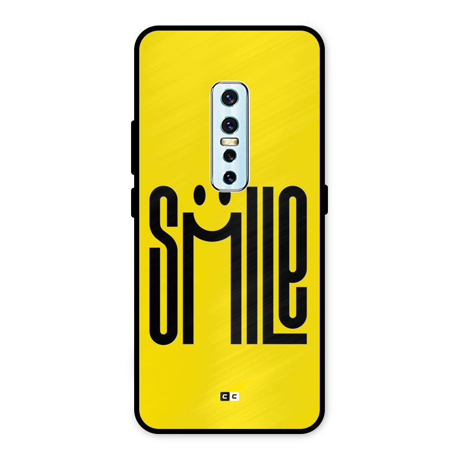 Awesome Smile Metal Back Case for Vivo V17 Pro