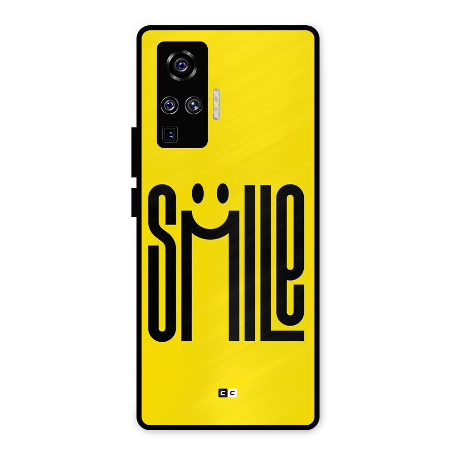 Awesome Smile Metal Back Case for Vivo X50 Pro