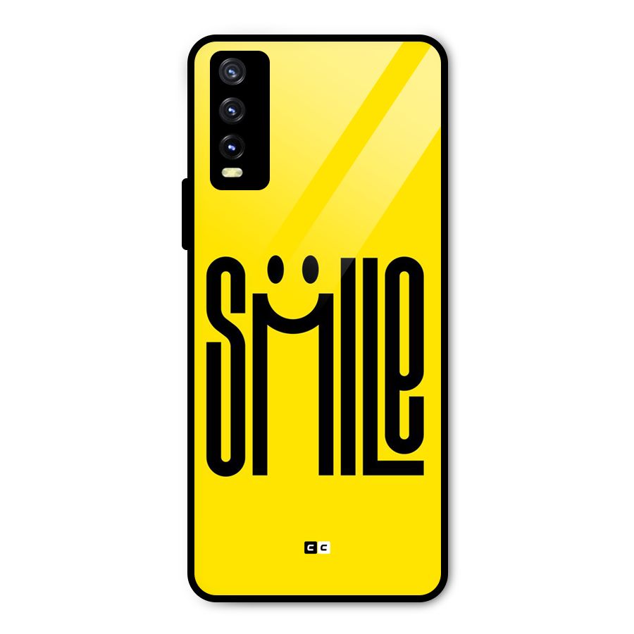 Awesome Smile Metal Back Case for Vivo Y20