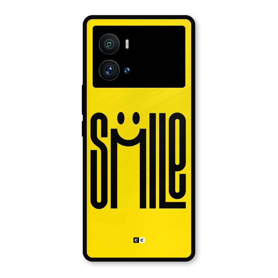 Awesome Smile Metal Back Case for iQOO 9 Pro