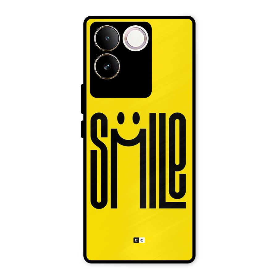 Awesome Smile Metal Back Case for iQOO Z7 Pro