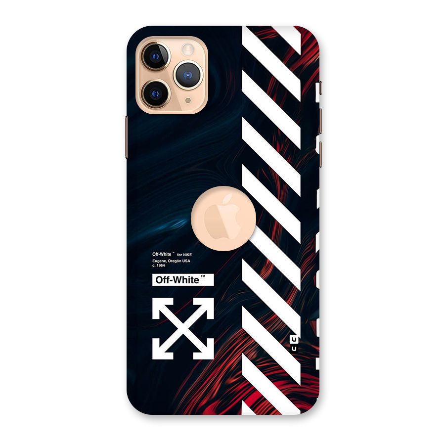 Awesome Stripes Back Case for iPhone 11 Pro Max Logo Cut