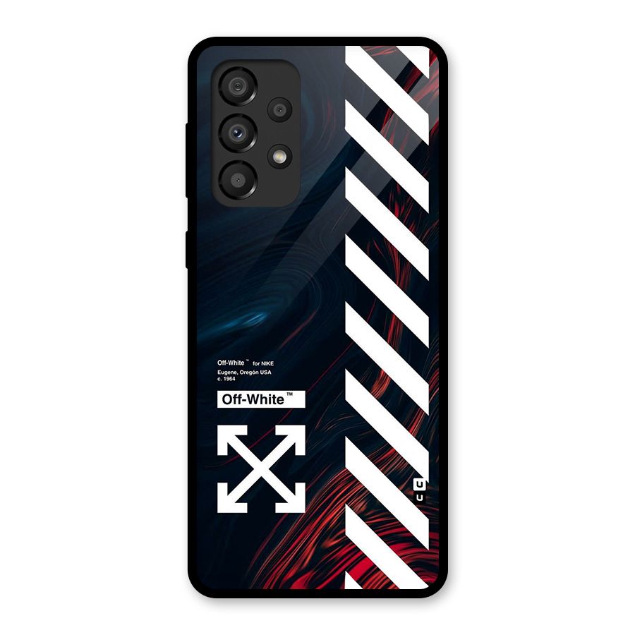 Awesome Stripes Glass Back Case for Galaxy A33 5G
