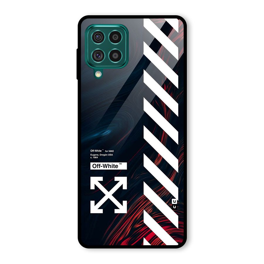 Awesome Stripes Glass Back Case for Galaxy F62