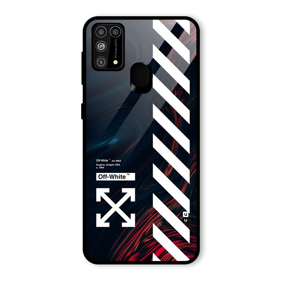Awesome Stripes Glass Back Case for Galaxy M31