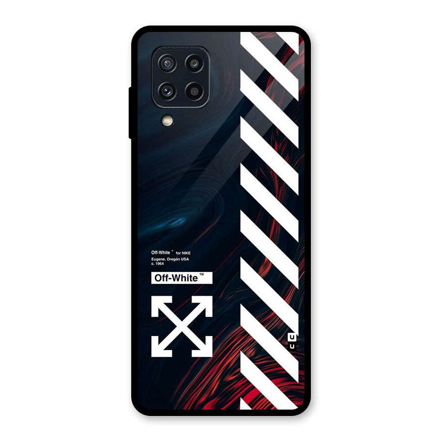 Awesome Stripes Glass Back Case for Galaxy M32
