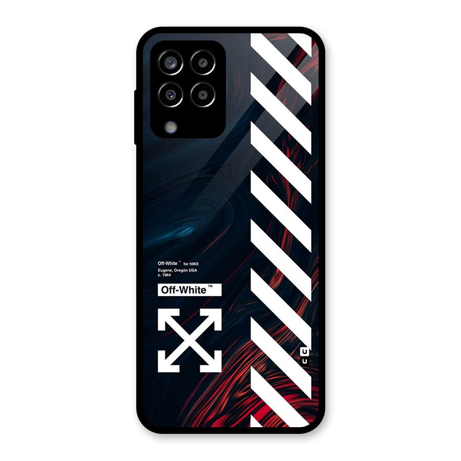 Awesome Stripes Glass Back Case for Galaxy M33