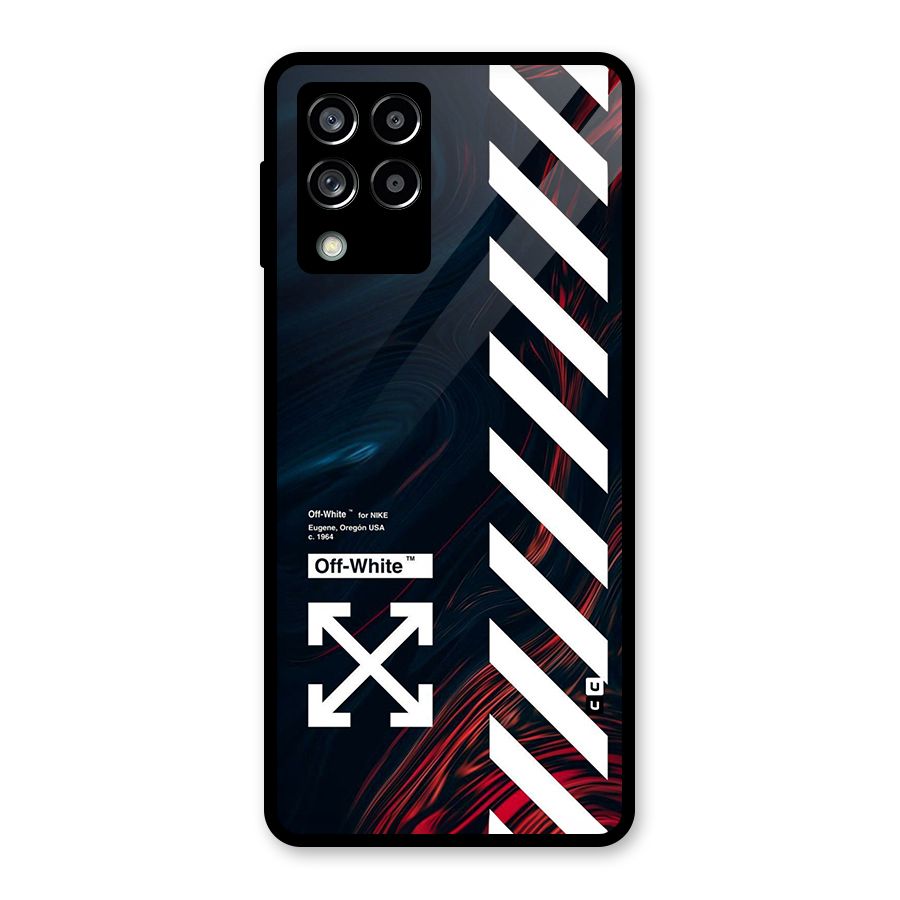 Awesome Stripes Glass Back Case for Galaxy M53 5G