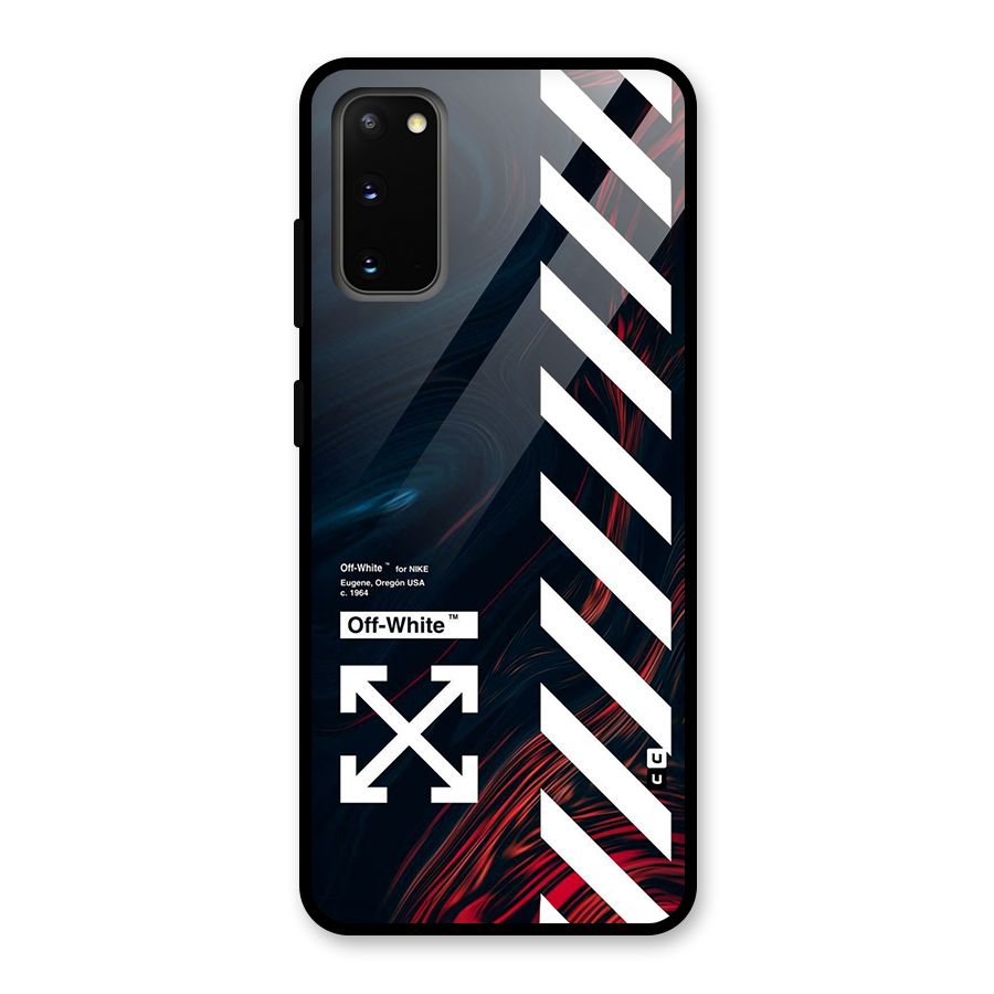 Awesome Stripes Glass Back Case for Galaxy S20
