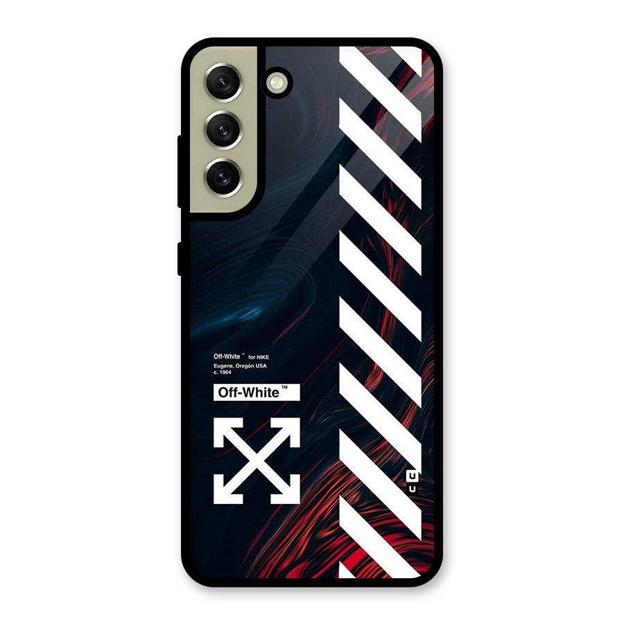 Awesome Stripes Glass Back Case for Galaxy S21 FE 5G