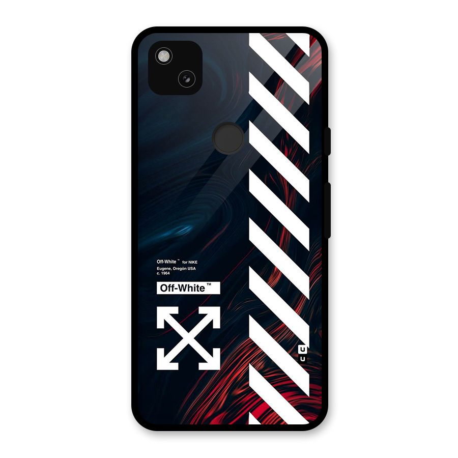 Awesome Stripes Glass Back Case for Google Pixel 4a
