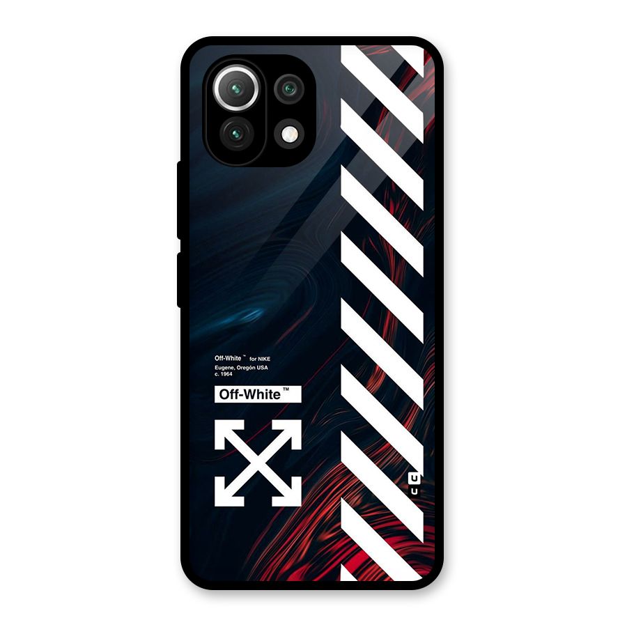 Awesome Stripes Glass Back Case for Mi 11 Lite NE 5G
