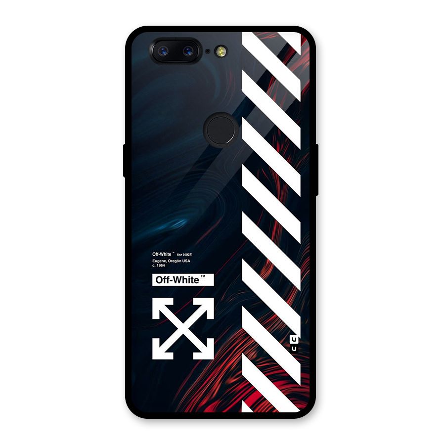 Awesome Stripes Glass Back Case for OnePlus 5T