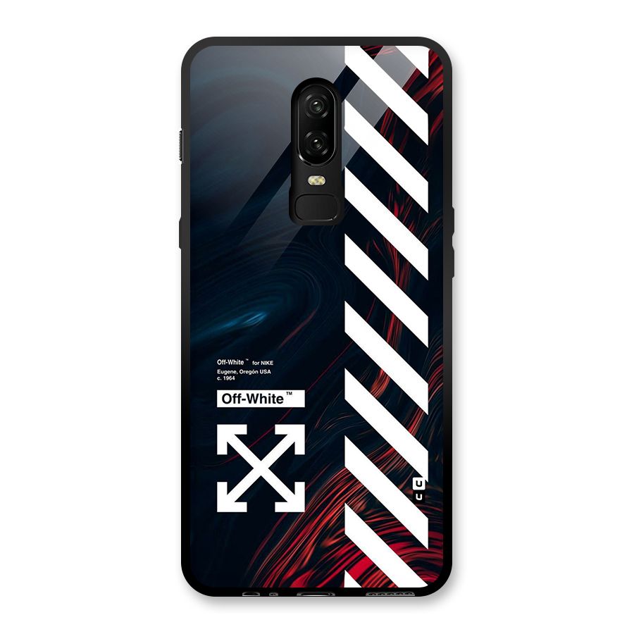 Awesome Stripes Glass Back Case for OnePlus 6