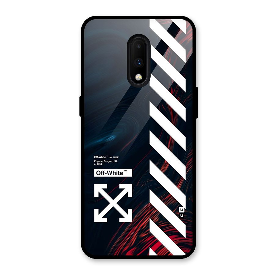 Awesome Stripes Glass Back Case for OnePlus 7