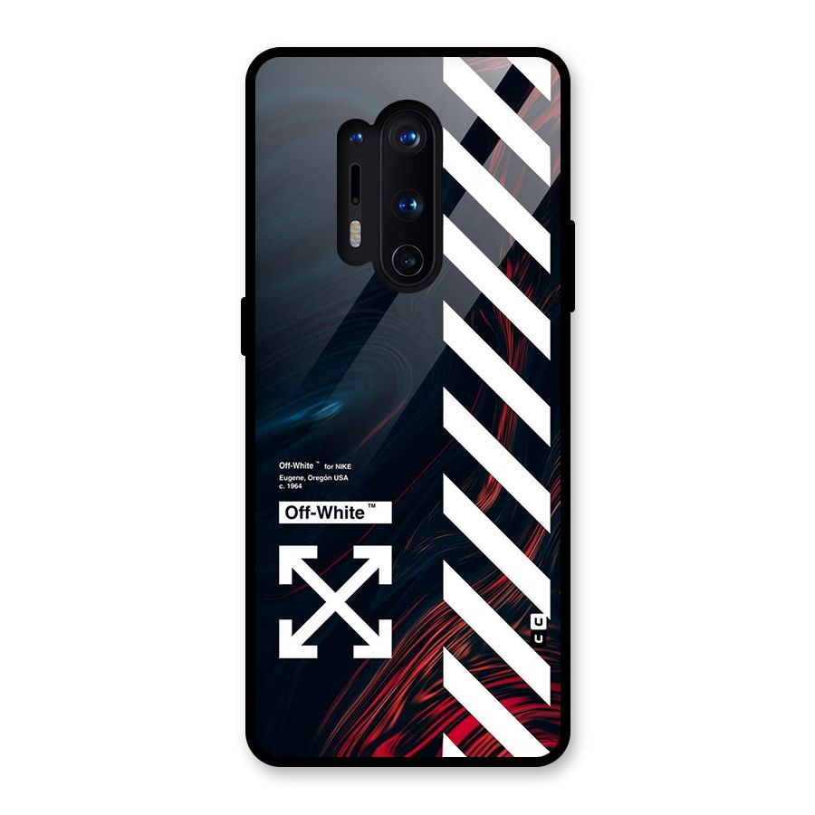 Awesome Stripes Glass Back Case for OnePlus 8 Pro