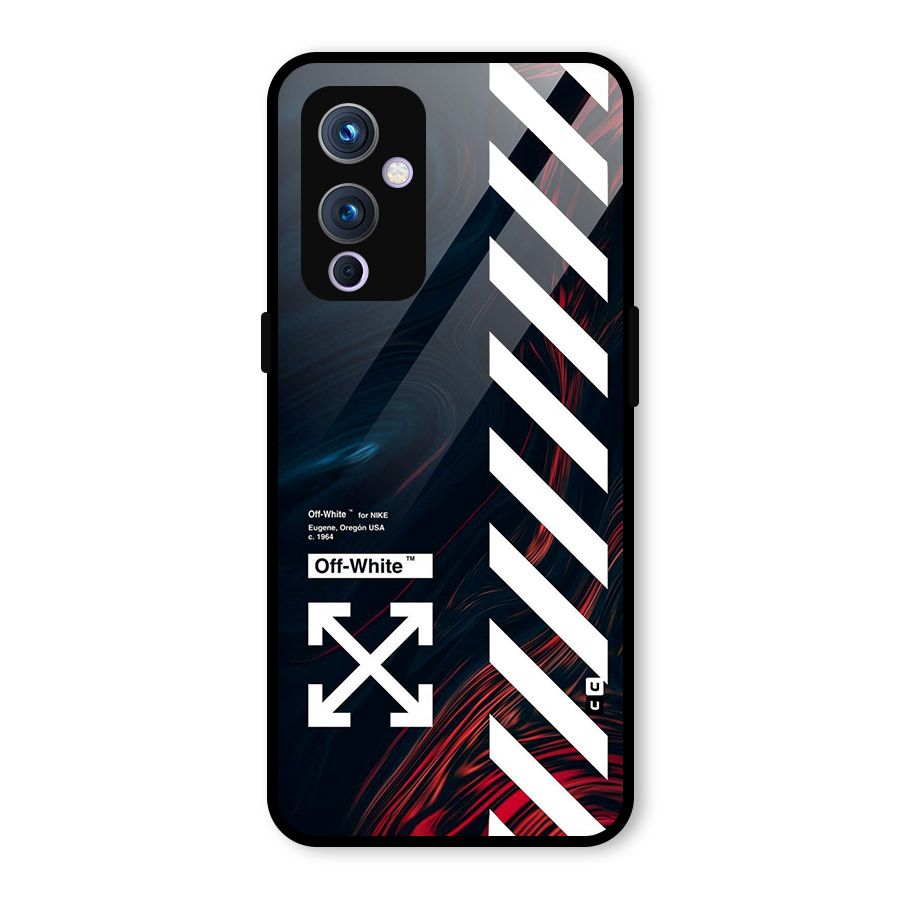 Awesome Stripes Glass Back Case for OnePlus 9