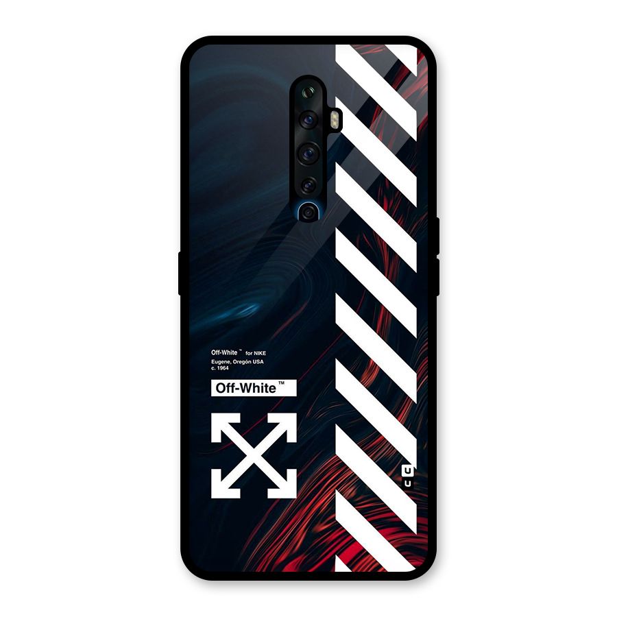 Awesome Stripes Glass Back Case for Oppo Reno2 Z