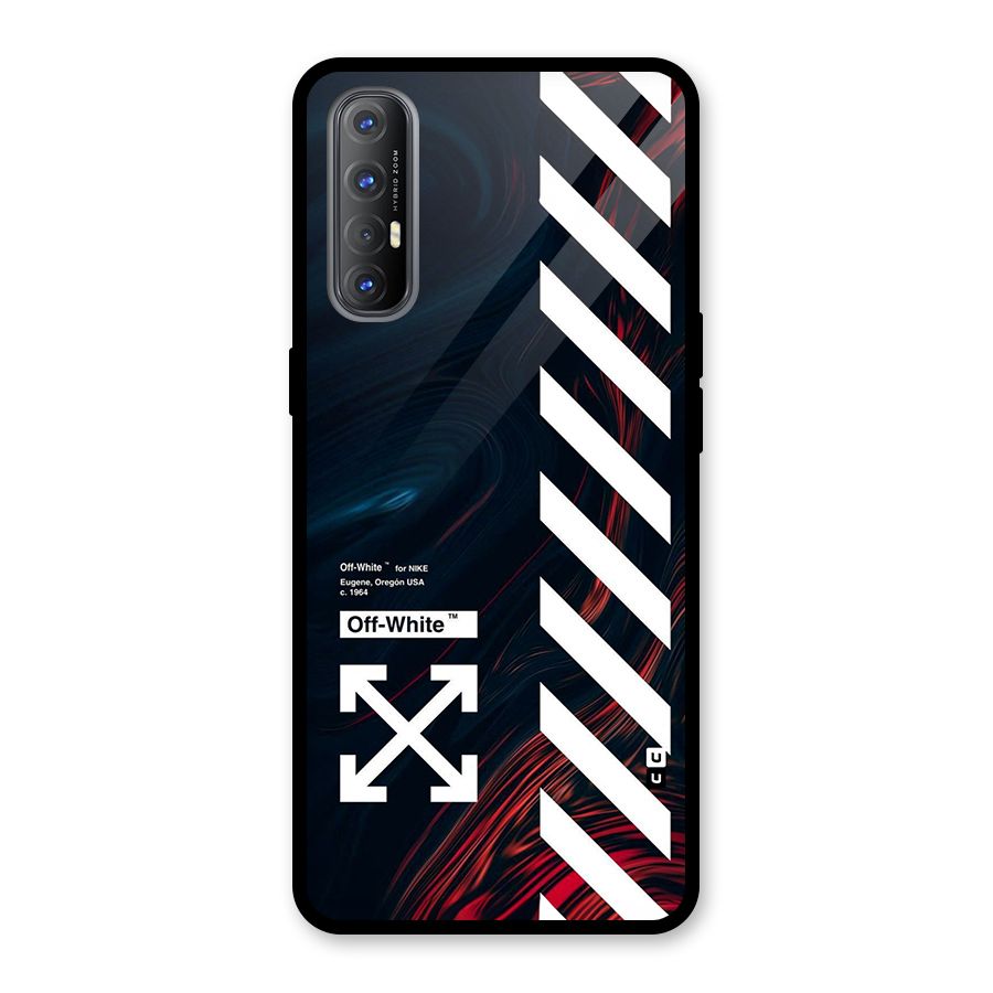 Awesome Stripes Glass Back Case for Oppo Reno3 Pro