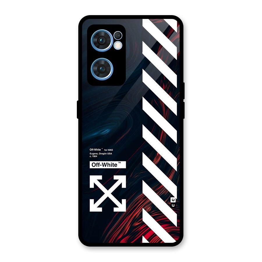 Awesome Stripes Glass Back Case for Oppo Reno7 5G