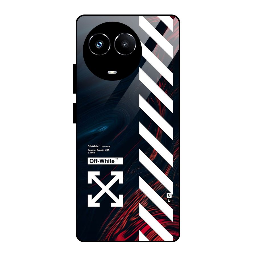 Awesome Stripes Glass Back Case for Realme 11X