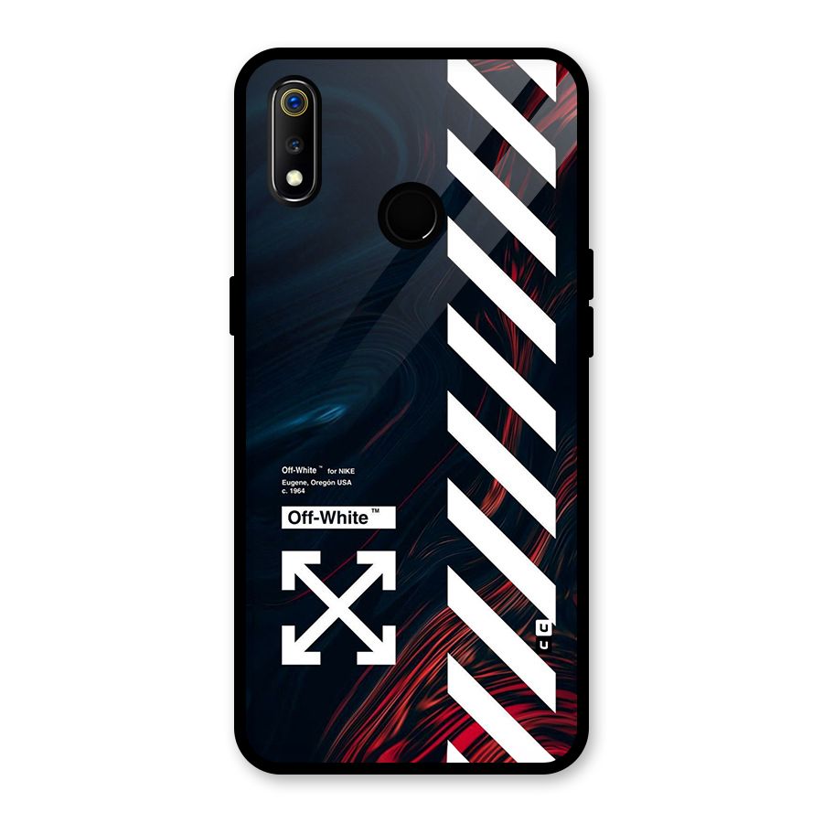 Awesome Stripes Glass Back Case for Realme 3