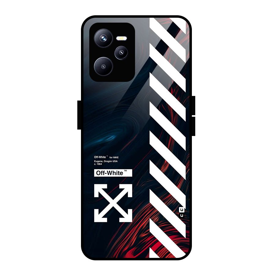 Awesome Stripes Glass Back Case for Realme C35