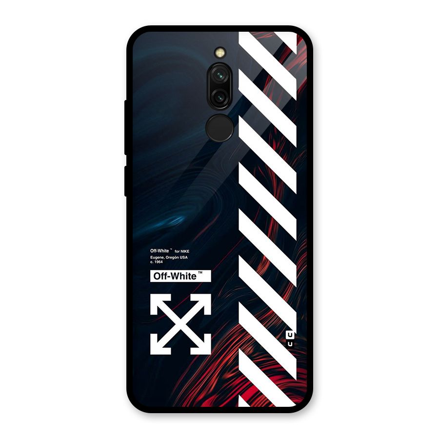 Awesome Stripes Glass Back Case for Redmi 8
